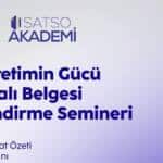 SATSO, Yeni Yerli Malı Tebliği Kapsamında Üyelerine Yönelik Eğitim Semineri Düzenliyor